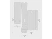 DYEDBRO Frame Protection - Clear - e-Bike / Gloss / White 