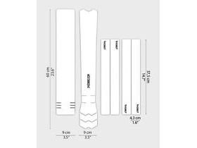 DYEDBRO Frame Protection - Clear - MTB / Matte / Black