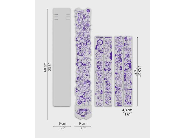 DYEDBRO Frame Protection - Kiko CLJ - Gloss / Purple click to zoom image