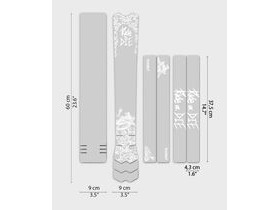 DYEDBRO Frame Protection - Ride or Die - White