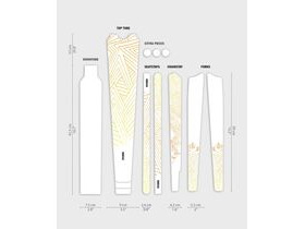 DYEDBRO Frame Protection - Stay Free - Gravel / Colour