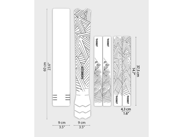 DYEDBRO Frame Protection - Stay Free - MTB / Black click to zoom image