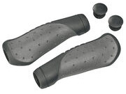 Ergotec OHIO Kraton/Gel Handlebar Grips in Black/Grey 