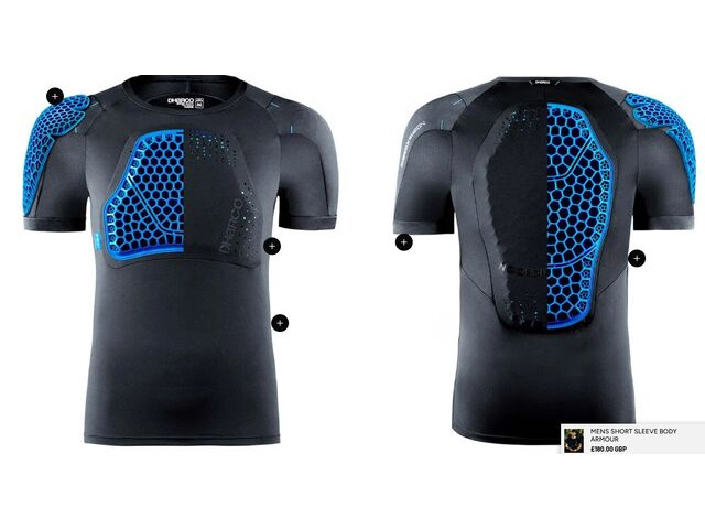DHARCO Mens Short Sleeve Body Armour click to zoom image