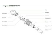HOPE Genuine Hope Pro 4 Rear Hub Bearing Kit Shimano Microspline V2 Sept 2021 onwards click to zoom image