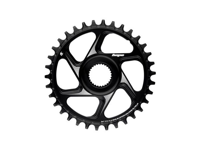 HOPE Spiderless Chainring Bosch Ebike Black click to zoom image