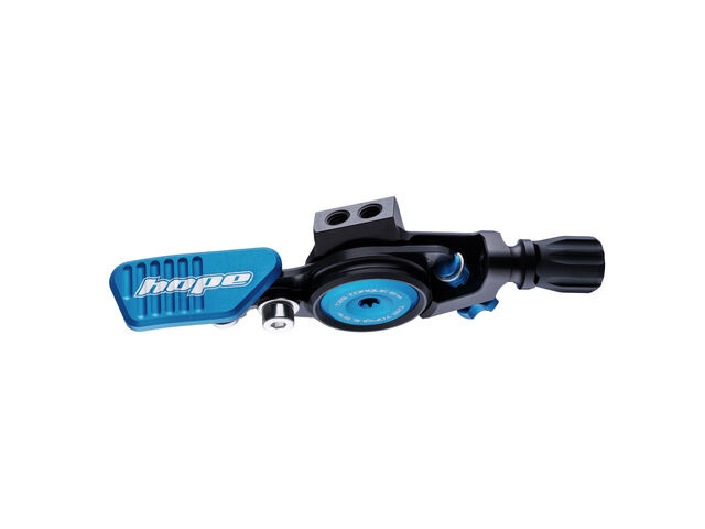 HOPE Seatpost Dropper Lever in Black - Blue click to zoom image