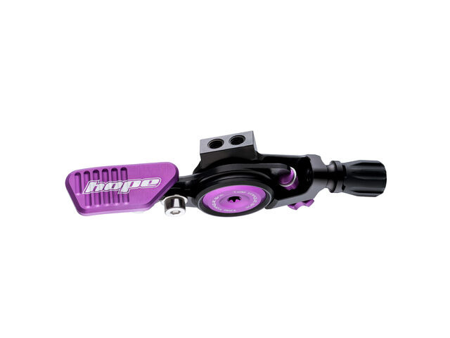 HOPE Seatpost Dropper Lever in Black - Purple click to zoom image