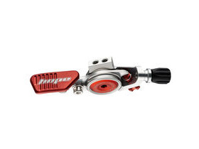 HOPE Dropper Post Lever Silver - Red