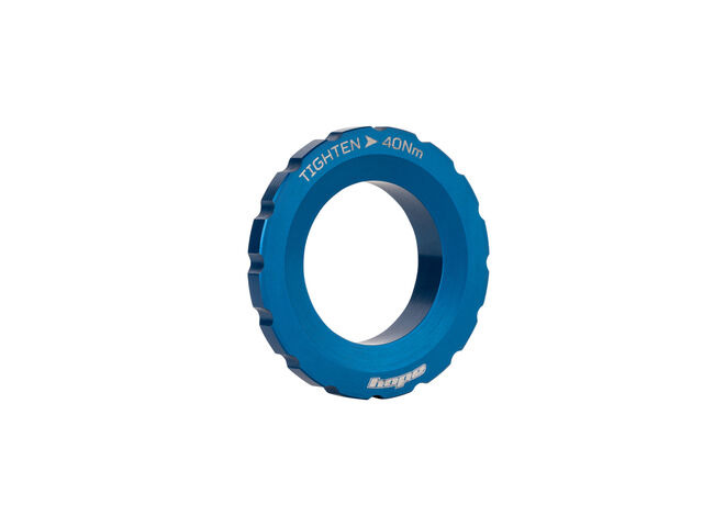 HOPE Centre Lock External Disc Lockring in Blue ( HBSP436B ) click to zoom image