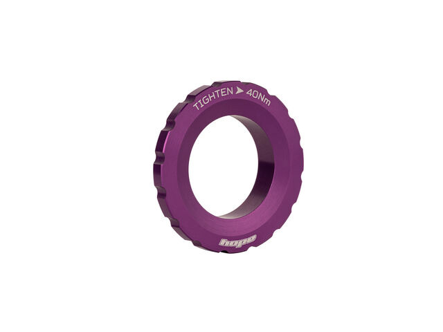HOPE Centre Lock External Disc Lockring in Purple ( HBSP436PU ) click to zoom image