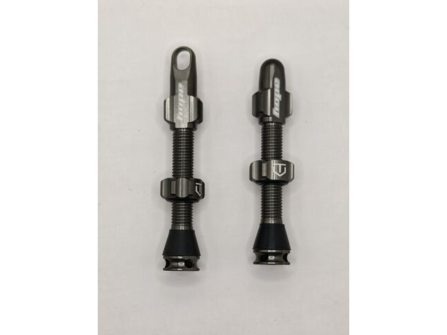 HOPE Tubeless Valve Pair 40mm in Smoke click to zoom image
