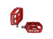 HOPE F20 Sealed Bearing CNC Flat Pedals  Anodized Red  click to zoom image