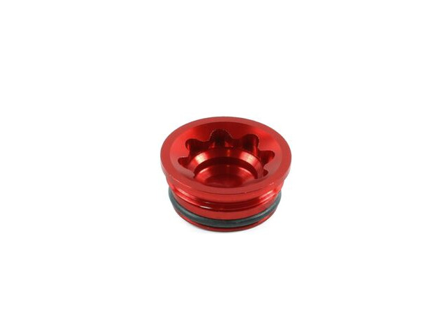 HOPE E4 Bore Cap in Red click to zoom image