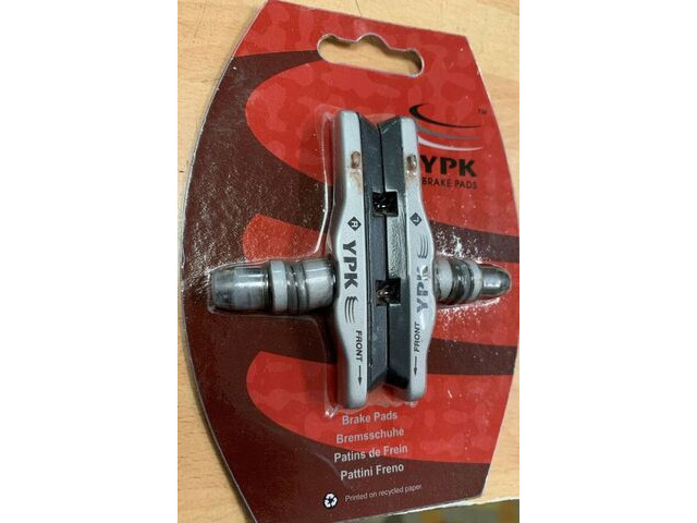 RUSH YPK 908C V-Brake Pads with removable inserts click to zoom image