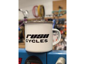 RUSH Rush Cycles Metal Enamel Mug